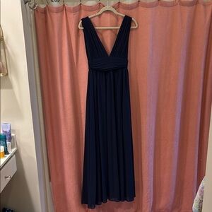 Lulus Heavenly Hues Navy Dress